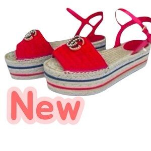 New Gucci Espadrilles 38